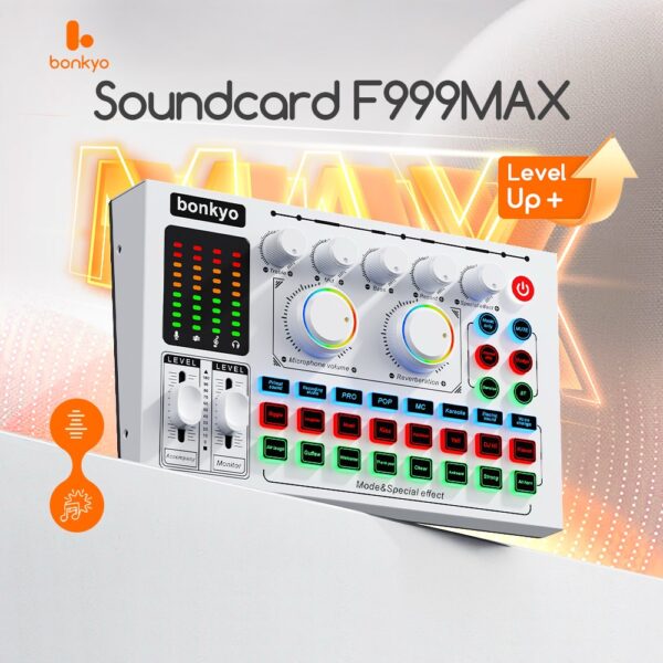 Sound Card F999MAX,,, Karaoke & Live suara mantap