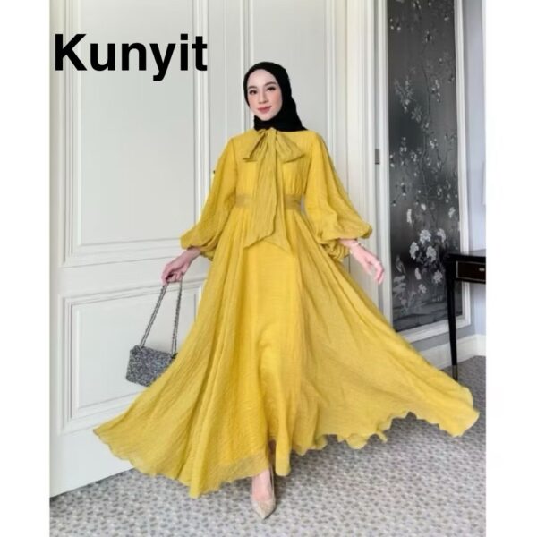 img_9854-2 Gamis Pesta Muslimah Gamis Mewah Bawah Mayung Crinkle Airflow,,